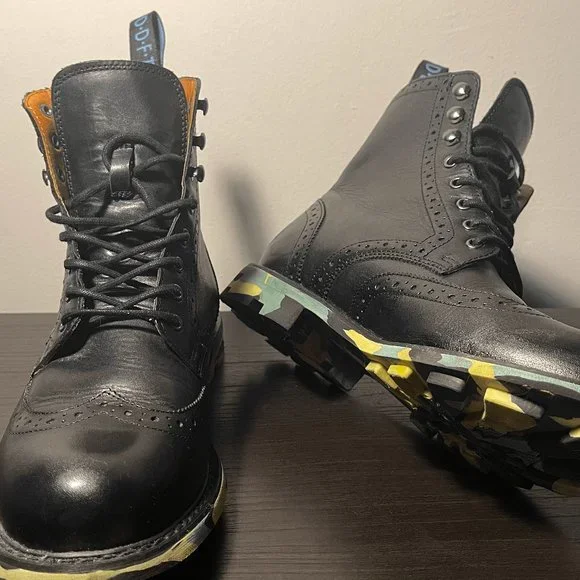 John Fluevog - DDFT 7th Heaven Gideon boots - Picture 1 of 3